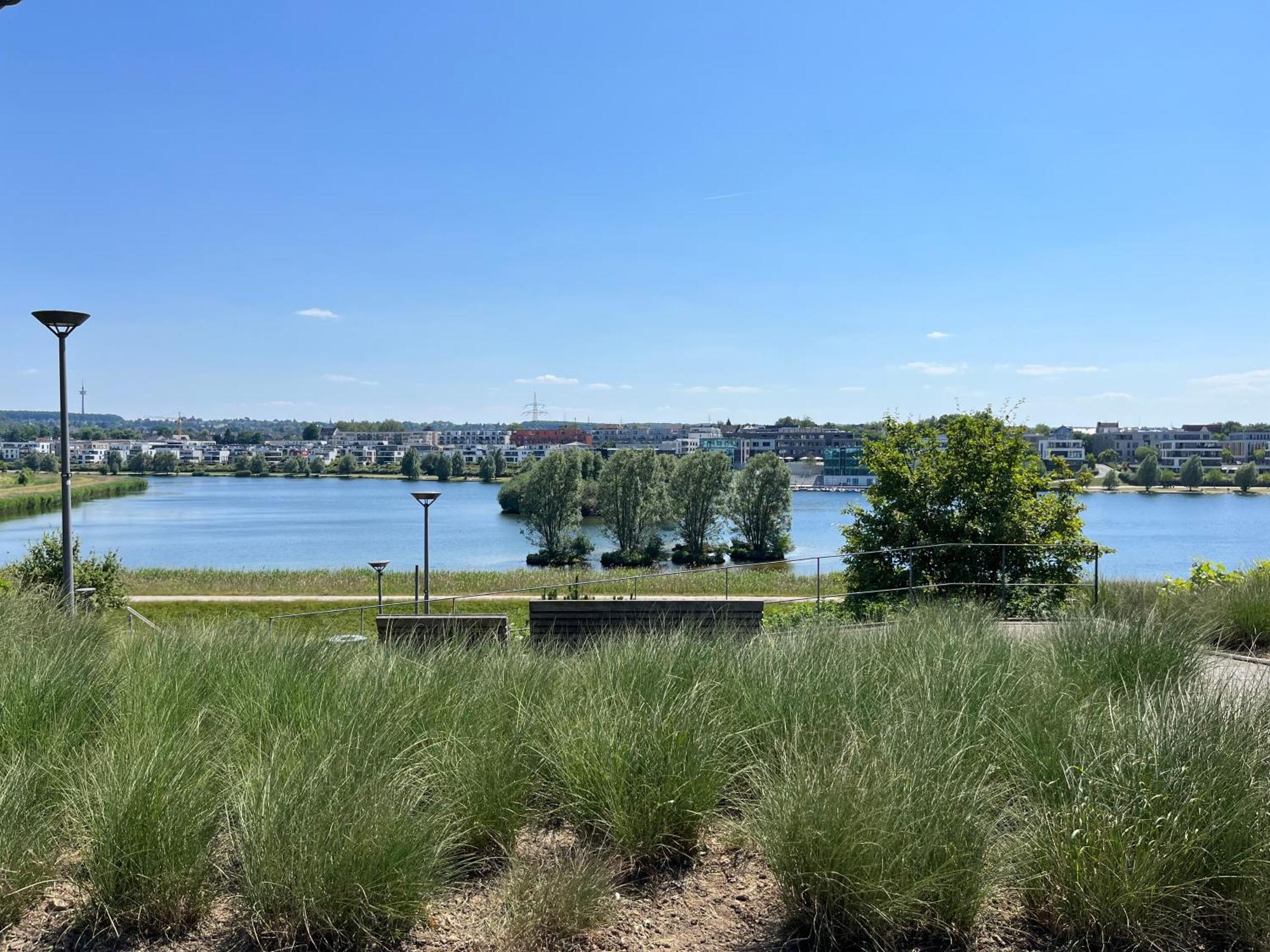 Haus Mit Panoramablick Auf Den Phoenixsee Dortmund Exteriér fotografie
