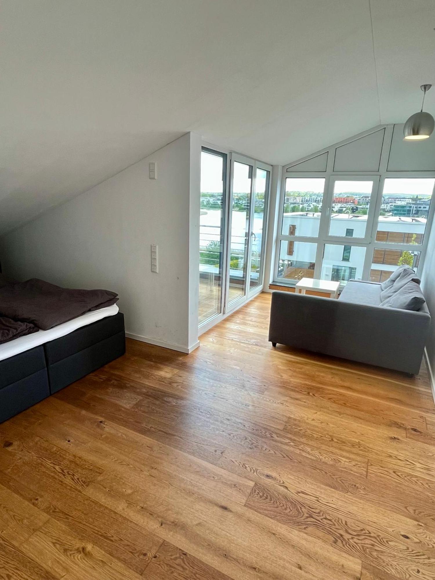 Haus Mit Panoramablick Auf Den Phoenixsee Dortmund Exteriér fotografie